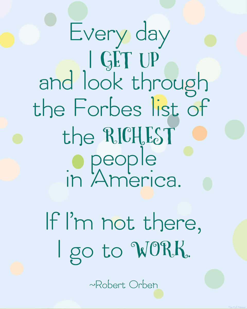 Forbes' Richest List printable – The Full Nester Printables