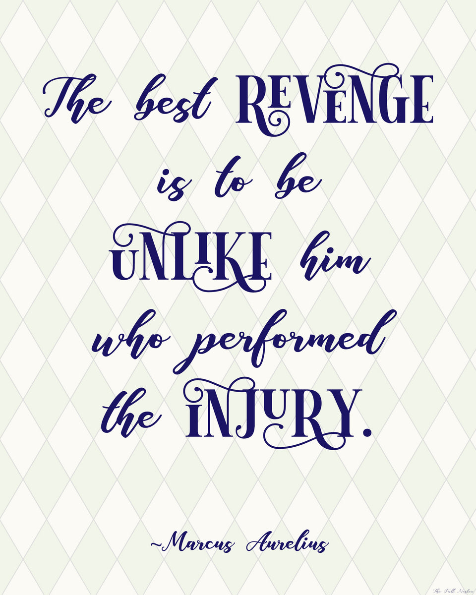The Best Revenge printable – The Full Nester Printables