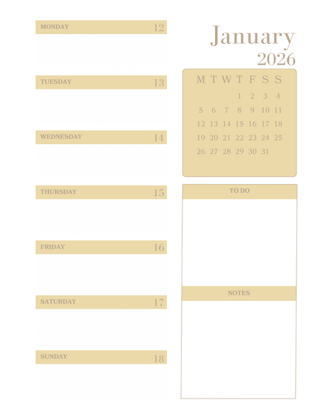 2026 Planner - [145 pages]