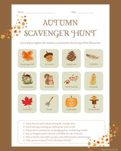 Fall Scavenger Hunt