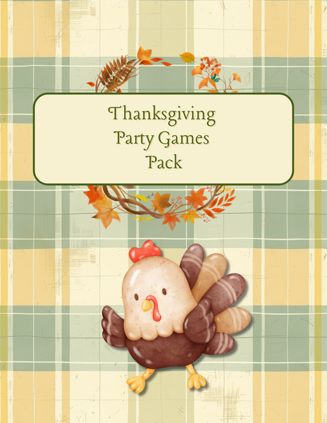 Thanksgiving Party Games Pack
