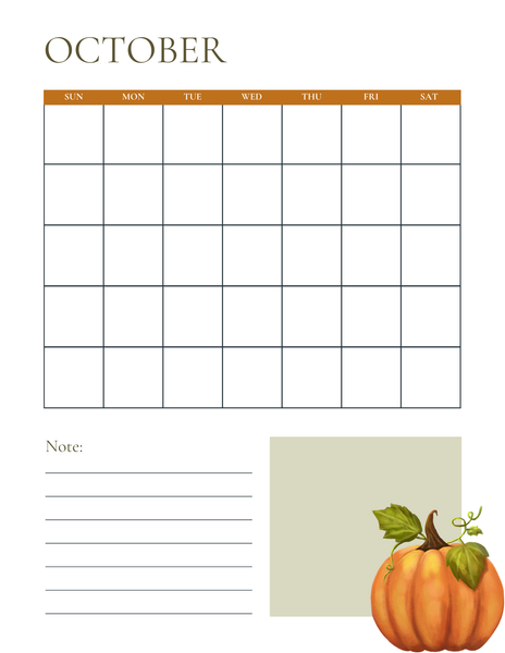 Fall Planner [204 pages]