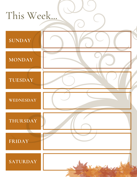 Fall Planner [204 pages]