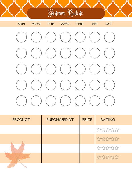 Fall Self-Care Planner [8"x10"]