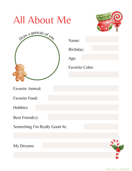 Gingerbread Journeys Self-Esteem Journal