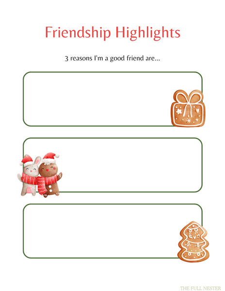 Gingerbread Journeys Self-Esteem Journal