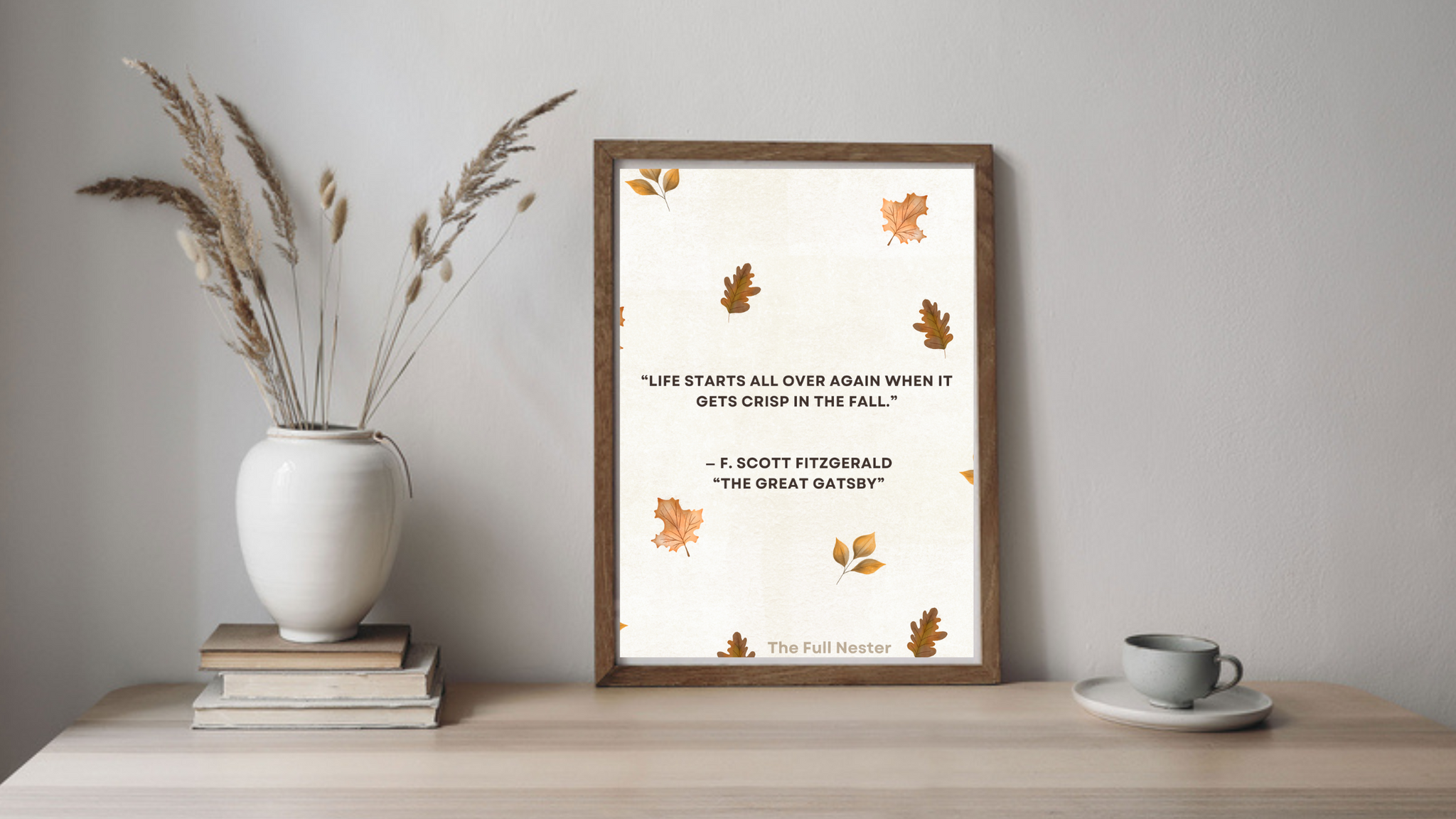 Life Starts All Over Again When It Gets Crisp In the Fall printable