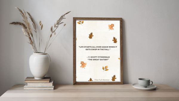 Life Starts All Over Again When It Gets Crisp In the Fall printable