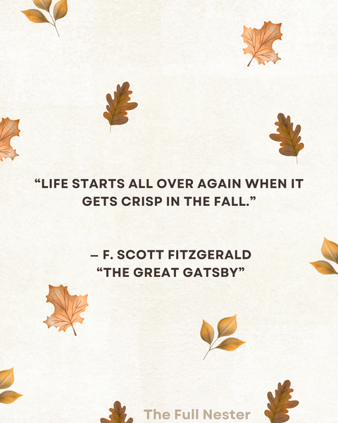 Life Starts All Over Again When It Gets Crisp In the Fall printable