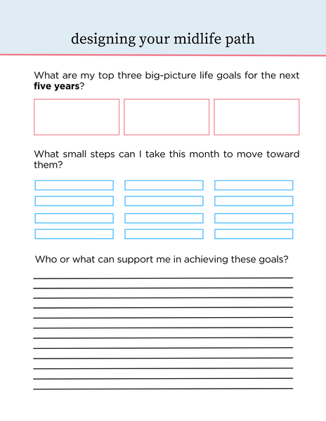 Midlife Blueprint Workbook - [32 pages]