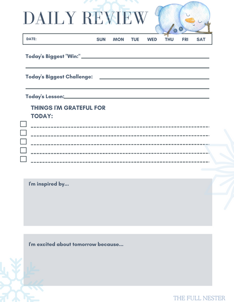 Winter Planner