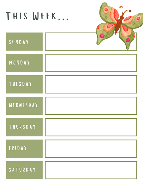 Spring Planner