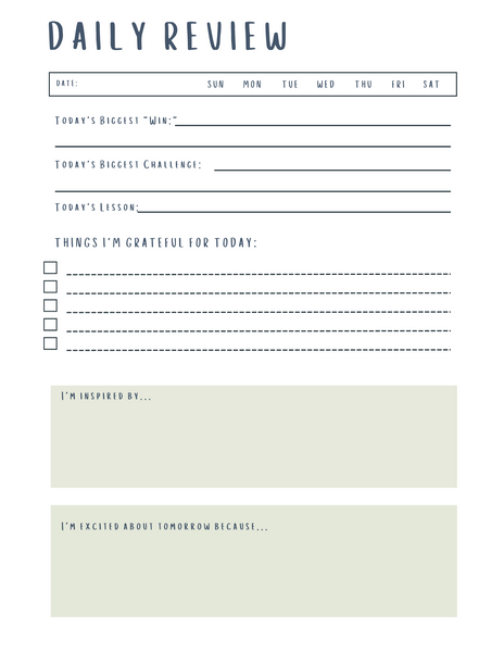 Spring Planner