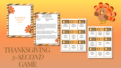 Thanksgiving 5-Second Game