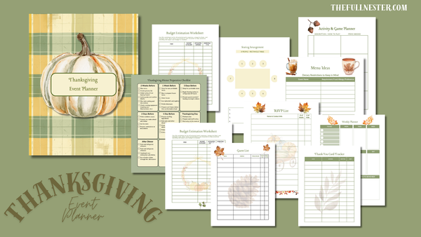 Thanksgiving Event Planner - [57 pages]