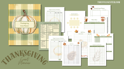 Thanksgiving Event Planner - [57 pages]