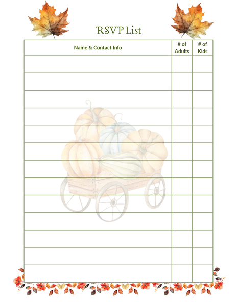 Thanksgiving Event Planner - [57 pages]