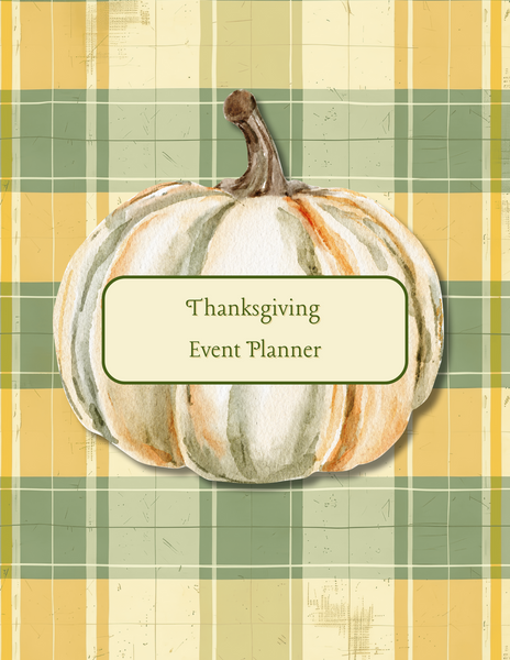 Thanksgiving Event Planner - [57 pages]