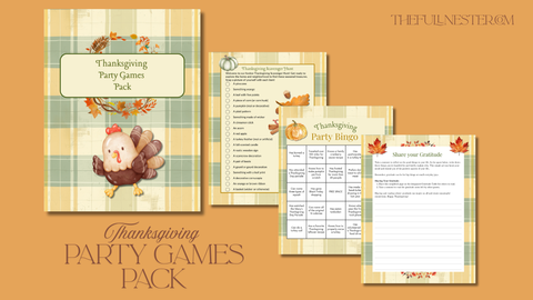 Thanksgiving Party Games Pack