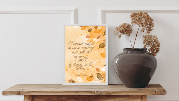 Autumnal Sunshine printable