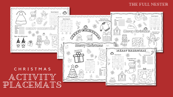 Christmas Activity Placemats