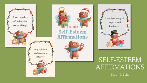Gingerbread Journey Self-Esteem Affirmations for Kids
