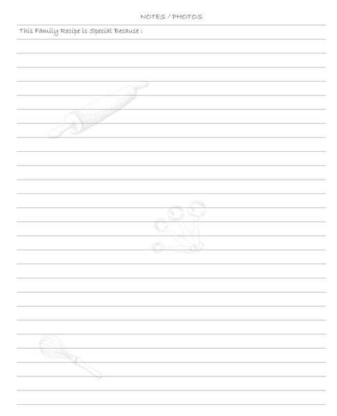 Recipe Journal - [100 pages]