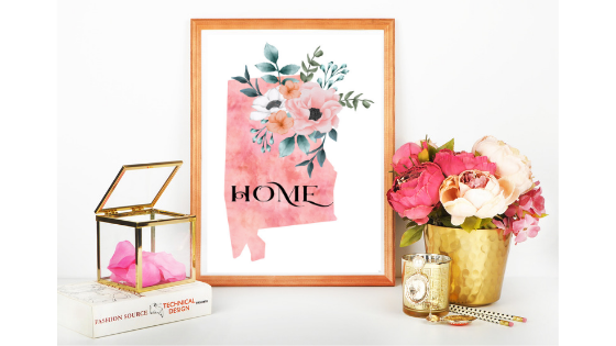 Alabama Home State printable