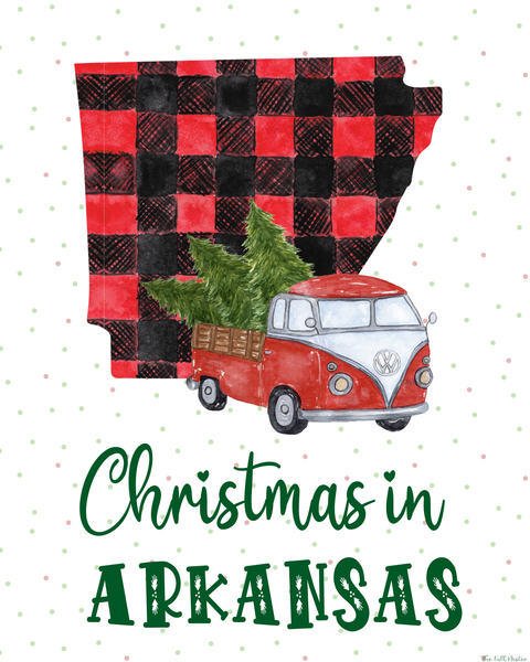 Arkansas Christmas printable