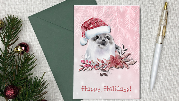Baby Animals Christmas Card Set