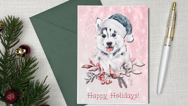 Baby Animals Christmas Card Set
