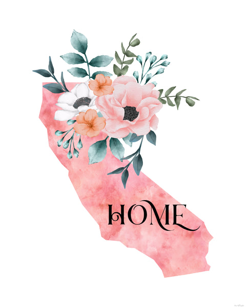 California Home State printable