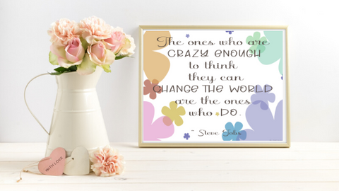Change the World printable