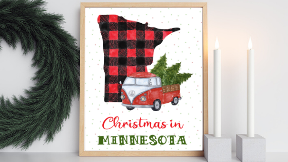 Minnesota Christmas printable