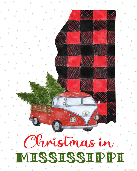 Mississippi Christmas printable