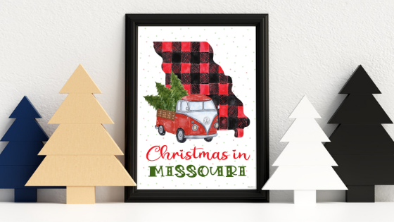 Missouri Christmas printable