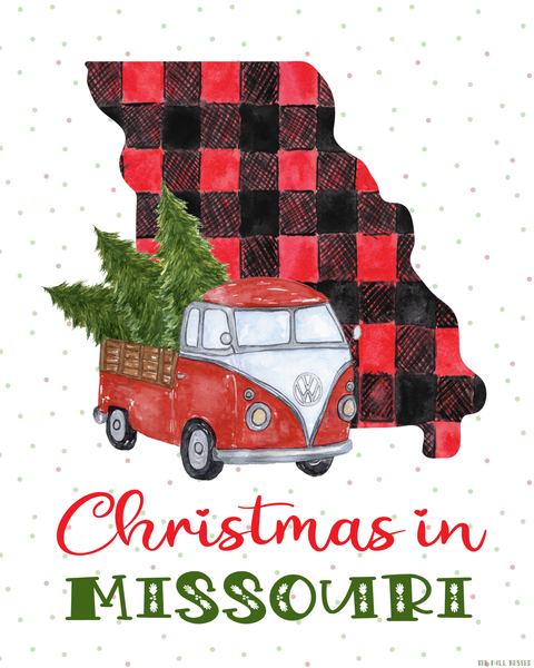 Missouri Christmas printable