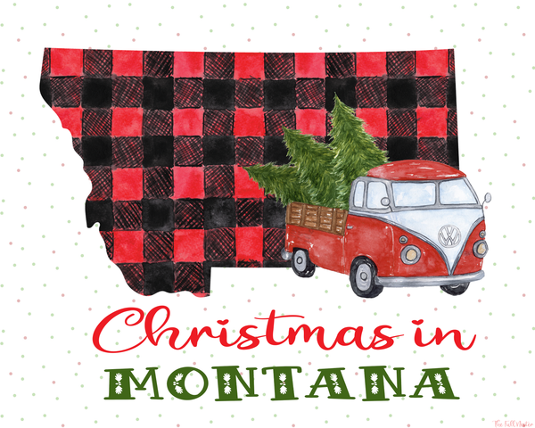 Montana Christmas printable