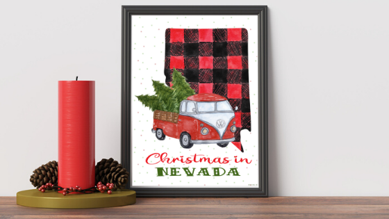 Nevada Christmas printable