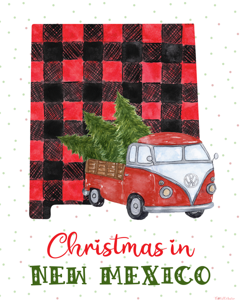 New Mexico Christmas printable