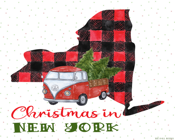 New York Christmas printable