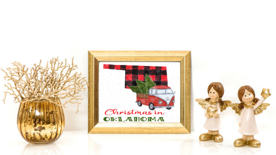 Oklahoma Christmas printable