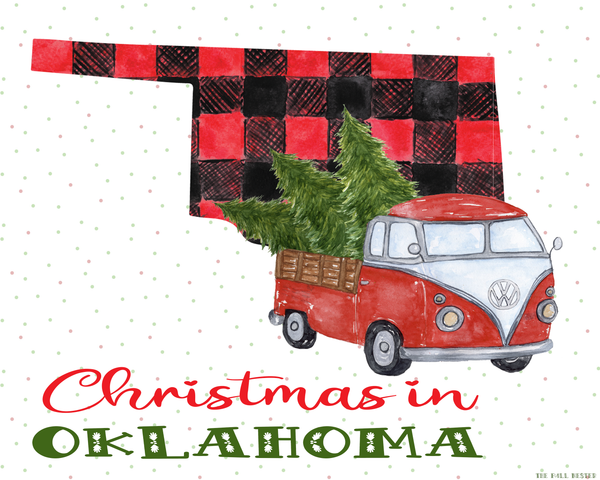 Oklahoma Christmas printable