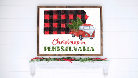 Pennsylvania Christmas printable