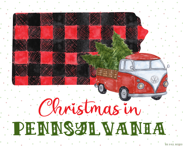 Pennsylvania Christmas printable
