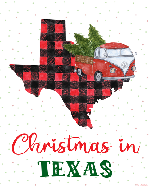 Texas Christmas printable