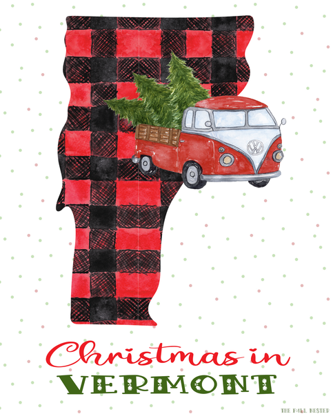 Vermont Christmas printable