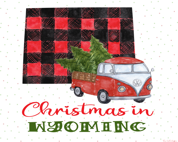 Wyoming Christmas printable