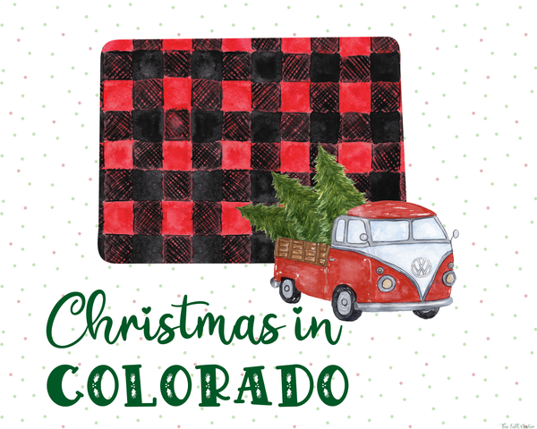 Colorado Christmas printable