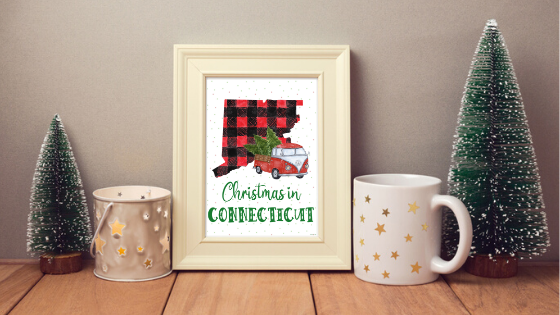 Connecticut Christmas printable